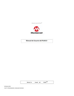 Manual Pickit 3 | PDF | Entorno de desarrollo integrado | USB