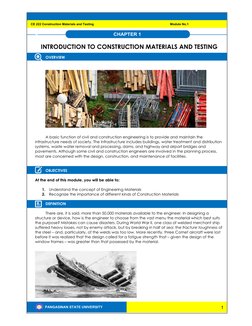 Introduction to Construction Materials | PDF | Rock (Geology ...