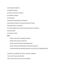 MBA 1st Semester Mini Project Guide | PDF | Technology & Engineering