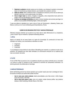 1-
Determina tu audiencia: entender quienes son tus clientes y sus intereses te ayudará a comunicarte
mejor con las personas