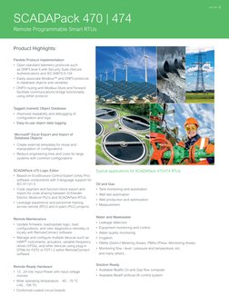 Remote Programmable Smart RTUs
SCADAPack 470 | 474
2
se.com (http://se.com)
Product Highlights:
Flexible Protocol Implementat