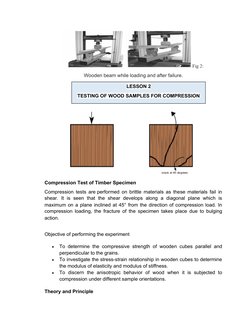 Compression In Wood Wood Testing: Bending and Compression Methods | PDF | Strength Of ...