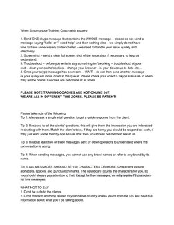 Texting Factory Guidelines and Bonuses | PDF | Communication