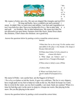 Grade 5 Reading Comprehension Stories | PDF | Organisms