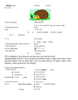 Grade 5 Reading Comprehension Stories | PDF | Organisms