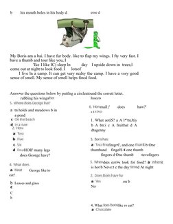 Grade 5 Reading Comprehension Stories | PDF | Organisms