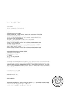 Wrimera edición͕ Ĩebrero ϮϬϮϮ
>IdEZAdhZA
>ibro de teǆto basado en comƉetencias
Autores 
'uadaluƉe Isela 'arrido sargas
Wlante