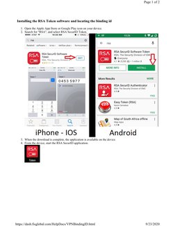 RSA Token Software Installation Guide | PDF | Computers | Technology ...
