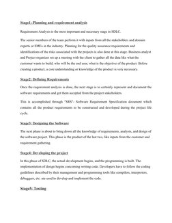 Overview of Software Development Life Cycle | PDF | Software Bug ...