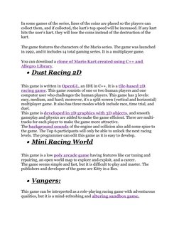 C++ Racing Games with Source Code | PDF | Computing | Software Development