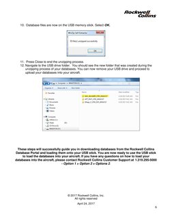 Database - Download - Instructions COLLINS | PDF | Computer File | Usb ...