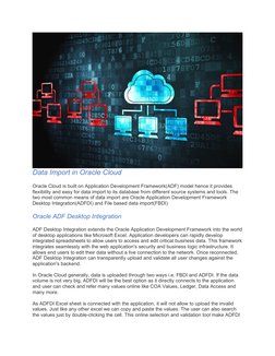 FBDI vs ADFDI in Oracle Cloud Data Import | PDF | Microsoft Excel ...