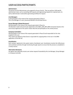 SAP GRC User Access Review Manual | PDF | Access Control | Data