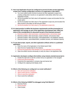 Servicenow Developer Exam ServiceNow Application Developer Exam Guide | PDF | Representational ...