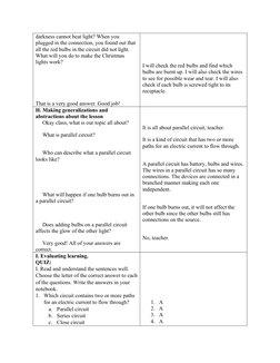 Series and Parallel Circuits Lesson Plan | PDF | Series And Parallel ...