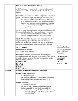 DNA Replication Lesson Plan for 10th Grade | PDF | Dna Replication | Dna