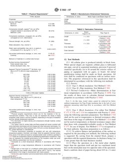 12. Test Methods
12.1 All cellular glass is produced initially in block form.
When special shapes are required, cellular glas