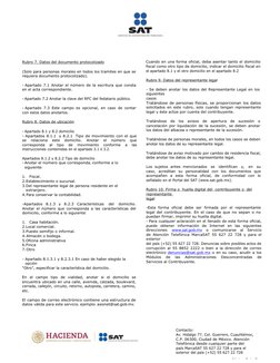 Modelo De Rx Formato RX para Avisos al RFC 2025 | PDF | Justicia | Crimen y violencia