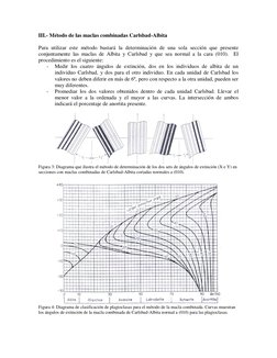 III.- Método de las maclas combinadas Carlsbad-Albita 
 
Para utilizar este método bastará la determinación de una sola secci