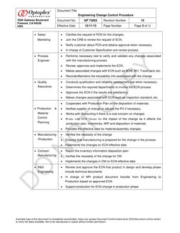 Engineering Change Control Process Guide | PDF | Specification ...