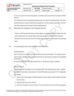 Engineering Change Control Process Guide | PDF | Specification ...