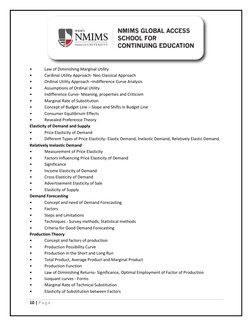 • 
Law of Diminishing Marginal Utility 
 
• 
Cardinal Utility Approach- Neo Classical Approach 
 
• 
Ordinal