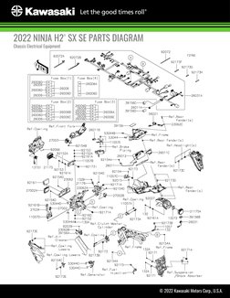 2022 NINJA H2® SX SE Chassis Electrical Equipment | PDF