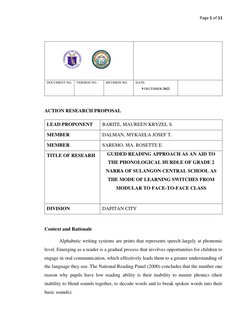 Page 1 of 11 
 
 
 
 
             
          
 
 
 
DOCUMENT NO. 
 
VERSION NO.  
REVISION NO.  
DATE: 
9 DECEMBER 2022