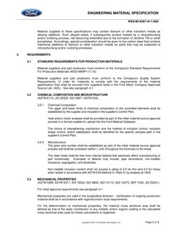 ENGINEERING MATERIAL SPECIFICATION 
WSS-M1A367-A11/A50 
 
 
Copyright © 2012, Ford Global Technologies, LLC 
Page 2 of 8