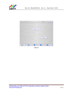 Doc. No.: Mini Q-MN-001,  Rev.: A,  Date: May 15, 2018
Hoffman Mfg. Inc. PMB #249 NW Kings Blvd. Corvallis, Oregon 97330 
www
