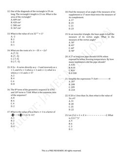 Math Let Review Math LET Reviewer 2025 with Solutions | PDF | Elementary Geometry ...