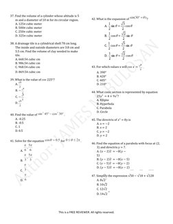 1000 Questions Math Let Math LET Reviewer 2025 with Solutions | PDF | Elementary Geometry ...