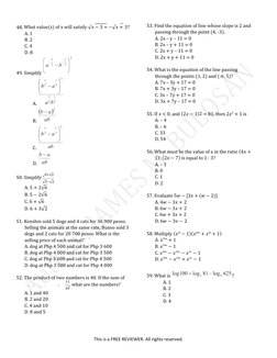 Math Let Review Math LET Reviewer 2025 with Solutions | PDF | Elementary Geometry ...
