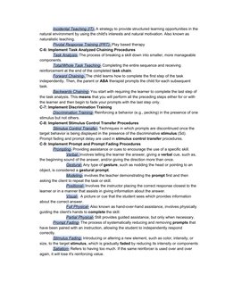 Intermittently Definition Rbt RBT Exam Vocabulary and Definitions Guide | PDF | Reinforcement | Learning