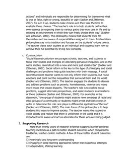 actions” and individuals are responsible for determining for themselves what 
is true or false, right or wrong, beautiful or