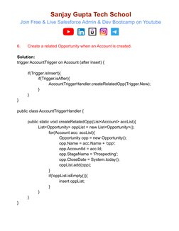 Salesforce Apex Trigger Scenarios Guide | PDF | Information Technology ...