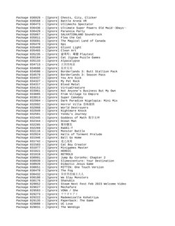 Package 836929 - [Ignore] Chests, City, Clicker
Package 836568 - [Ignore] Battle Arena VR
Package 836473 - [Ignore] Ultimechs