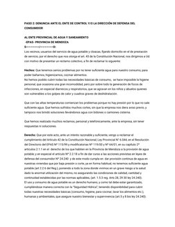 Reclamo colectivo por falta de agua | PDF | Agua | Agua potable