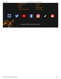 (https://www.reddit.com/r/flipperzero/) (https://www.tiktok.com/@flipperzero) (https://www.instagram.com/flipper_zero/) (htt