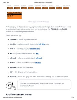 3/4/23, 19:25
Control - Flipper Zero — Documentation
https://docs.flipperzero.one/basics/control
6/10
All key types in the Ar