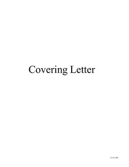 (1) of (188)
Covering Letter
