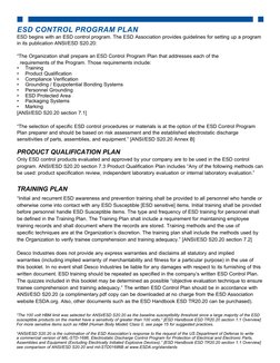 ESD Awareness Booklet | PDF | Electrostatic Discharge | Electrostatics