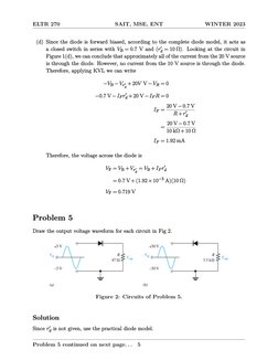 Diode Circuit Problems and Solutions | PDF | Rectifier | Diode