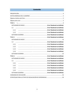 3 
 
Contenido 
PRESENTACIÓN ..............................................................................................