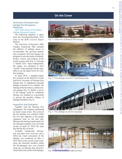 On the Cover
University of Houston East 
Garage Fire Emergency 
Response 
2019 ICRI Award of Excellence – 
Parking Structures