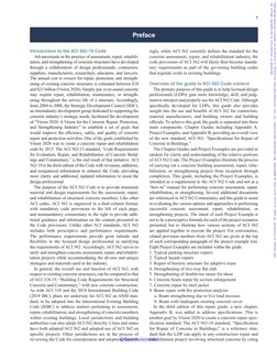 Preface
Introduction to the ACI 562-19 Code
Advancements in the practice of assessment, repair, rehabili-
tation, and strengt