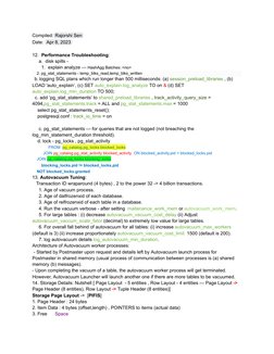 PostgreSQL Performance and Autovacuum Tuning | PDF | Postgre Sql ...