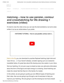 Steps Hatching Hatching Tutorial | PDF