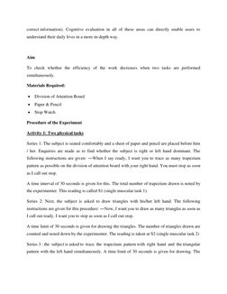 Effects of Divided Attention on Task Efficiency | PDF | Attention ...