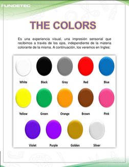 Es una experiencia visual, una impresión sensorial que 
recibimos a través de los ojos, independiente de